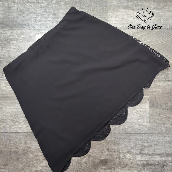 Blue Rain Sequin Mini Skirt Size M - Picture 5 of 5